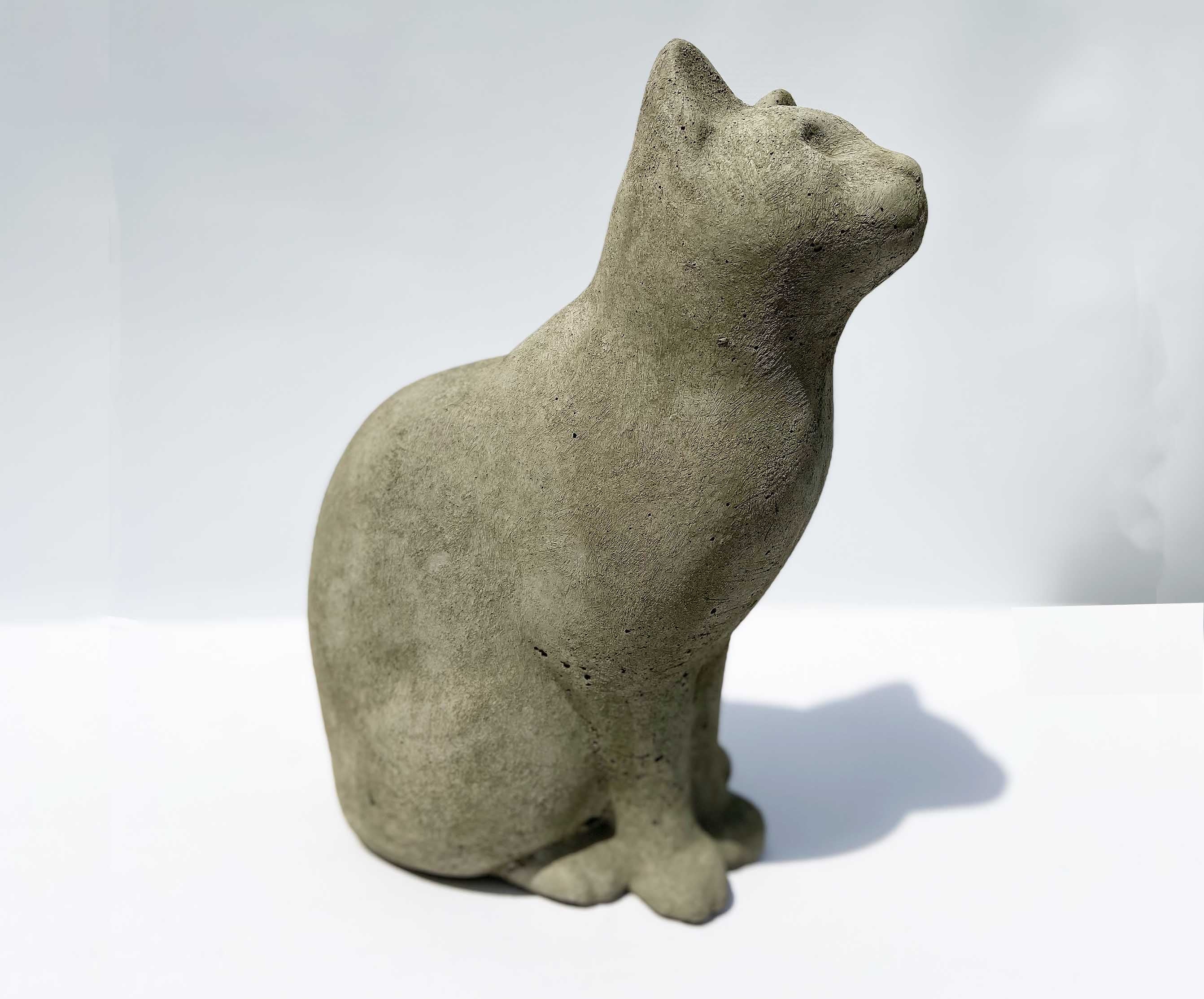 Sitting Cat Figurine Stone Cat Statue Cat Ornament Custom -  Canada