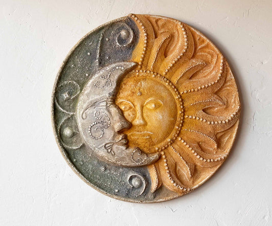 Sun & Moon Wall Plaque