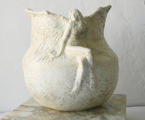 Seated Angel Pot