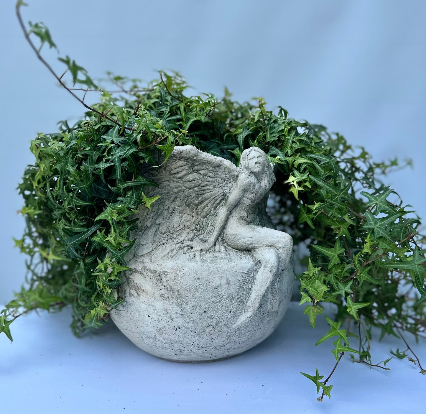 Seated Angel Pot